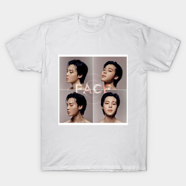 JIMIN BTS (FACE) T-Shirt by art.deiji